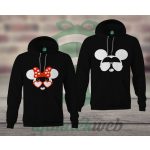 Minnie Mickey páros kapucnis pulóver