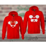 Minnie Mickey páros kapucnis pulóver