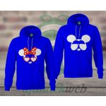 Minnie Mickey páros kapucnis pulóver