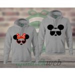 Minnie Mickey páros kapucnis pulóver