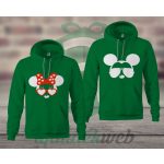 Minnie Mickey páros kapucnis pulóver