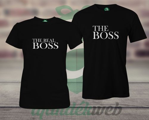 Boss Real Boss páros póló