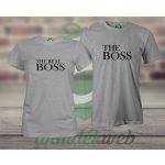 Boss Real Boss páros póló