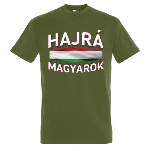 Magyar szurkolói póló - hajrá magyarok