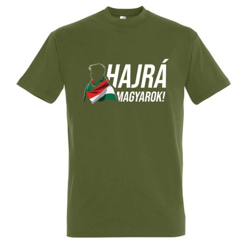 Magyar szurkolói póló - hajrá magyarok