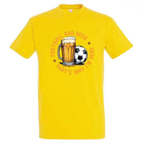 Magyar szurkolói póló - football and beer