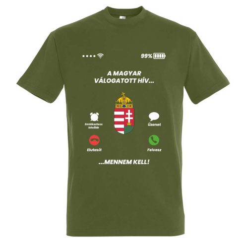 Magyar szurkolói póló - a magyar válogatott hív