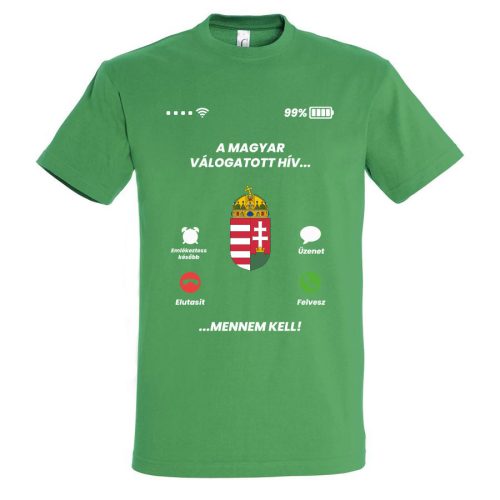 Magyar szurkolói póló - a magyar válogatott hív