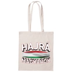 Magyar szurkolói vászontáska - hajrá magyarok