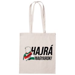Magyar szurkolói vászontáska - hajrá magyarok