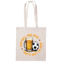 Magyar szurkolói vászontáska - football and beer