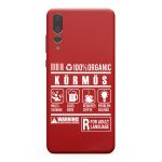 100% Organic Körmös feliratos telefontok