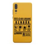 100% Organic Rendőr feliratos telefontok