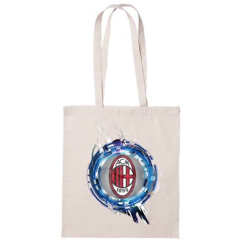 Csillogó vászontáska - AC Milan