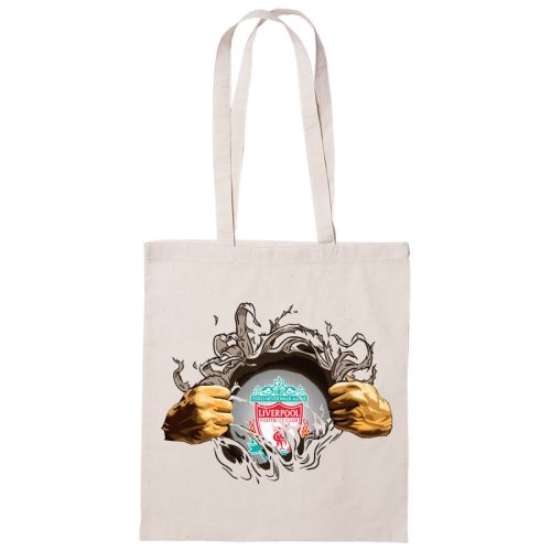 Tépett stílusú vászontáska - Liverpool