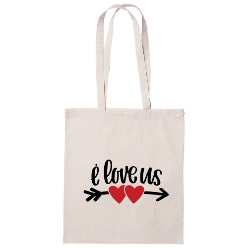 I Love Us - vászontáska