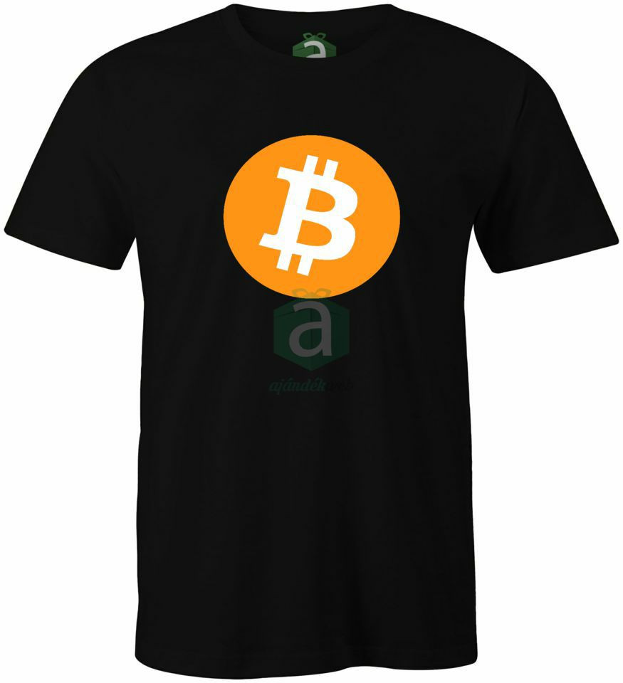 Bitcoin logo póló