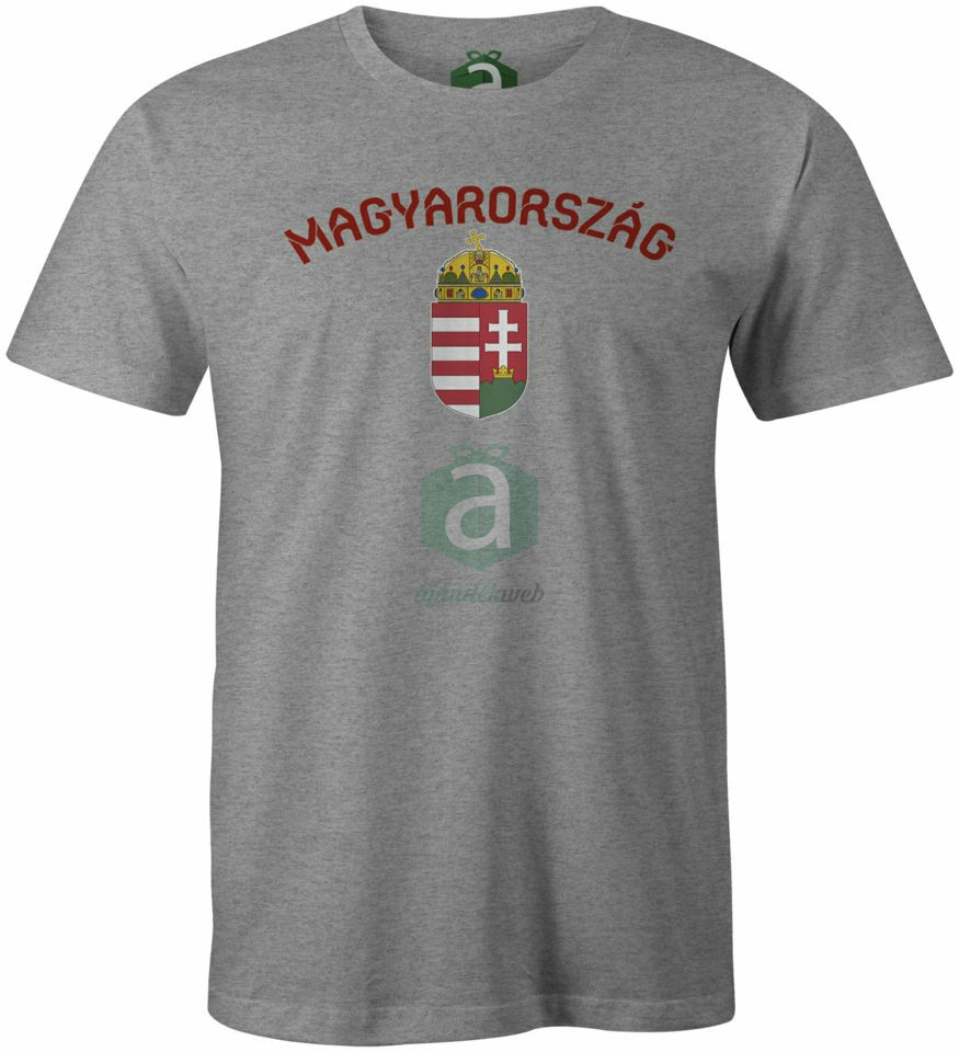 Magyarország címeres szürke póló