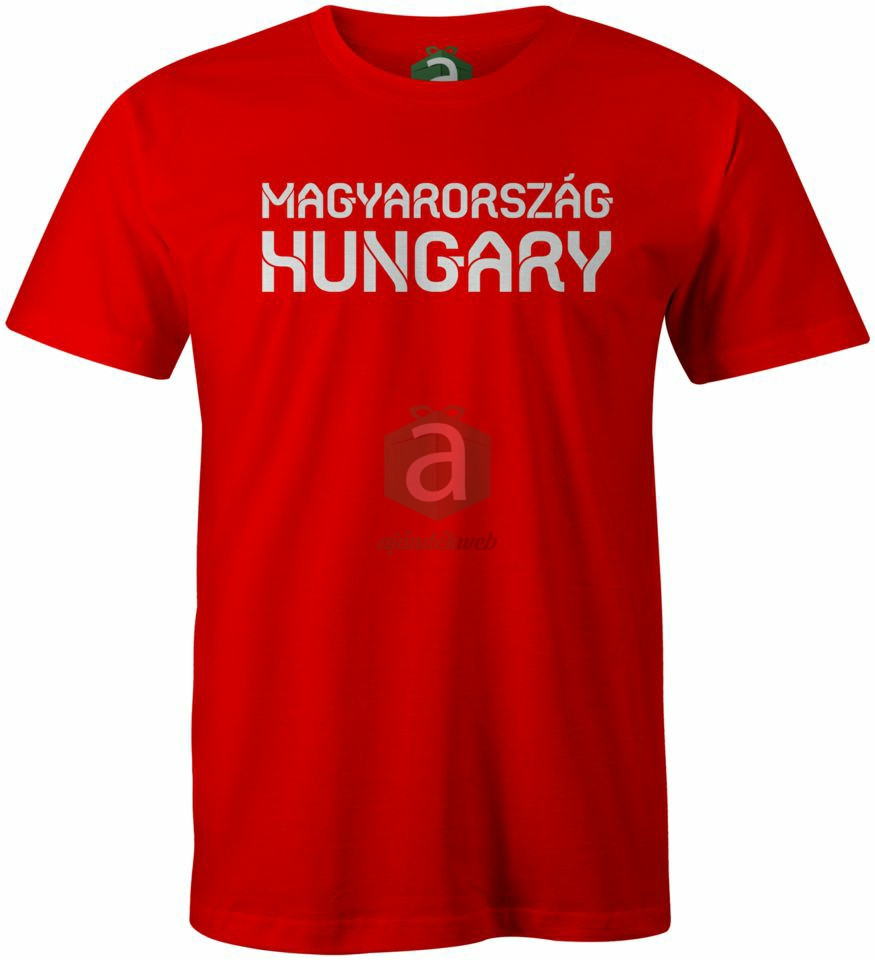 Magyarország Hungary piros póló