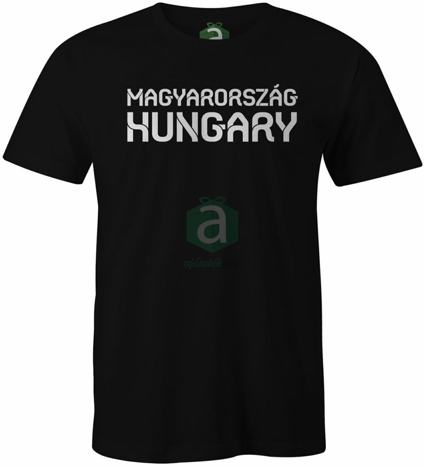 Magyarország Hungary fekete póló