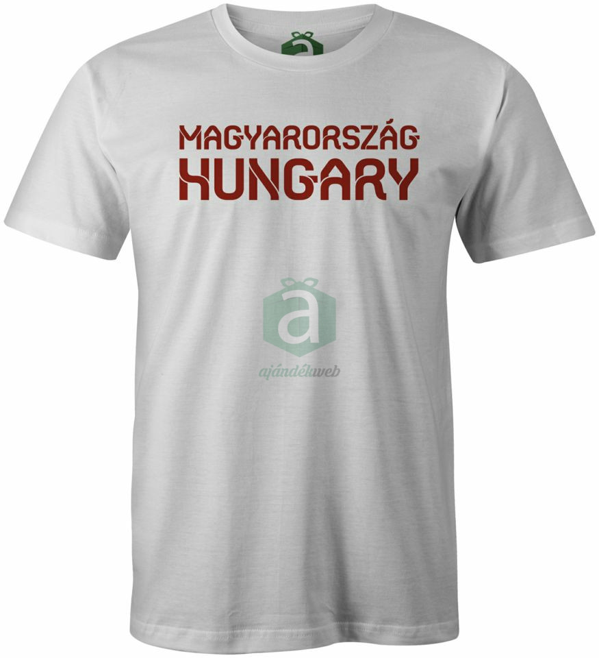 Magyarország Hungary fehér póló