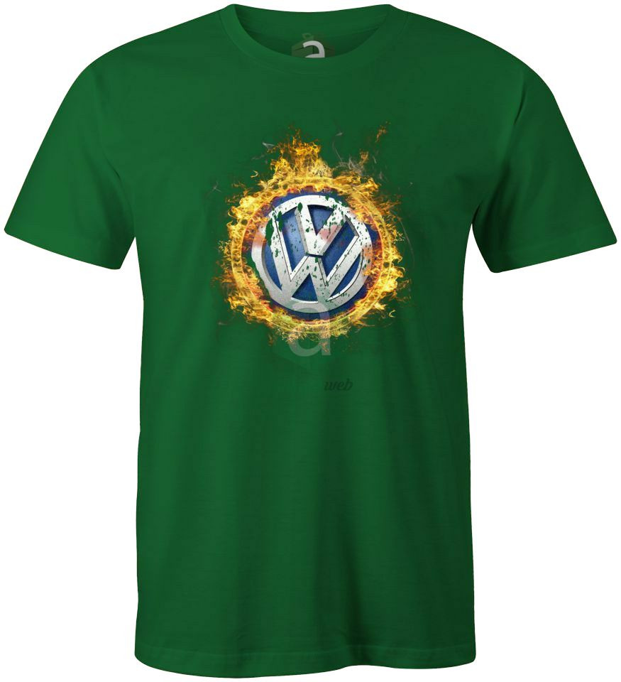 Volkswagen fire 3XL-es zöld póló