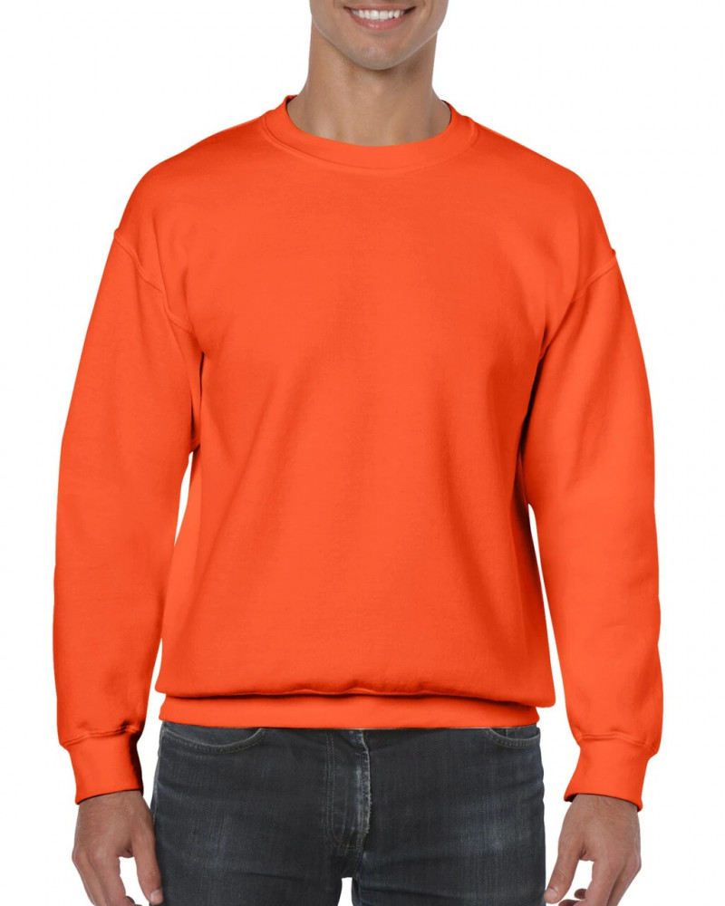 Gildan Narancs környakas pulóver