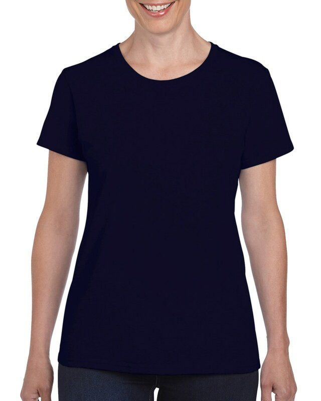 Gildan Sötétkék női póló